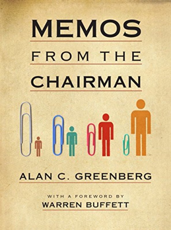 Book cover for "Memos from the Chairman" by Alan C. Greenberg