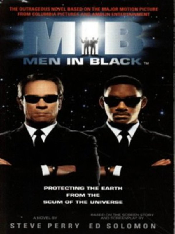 Book cover for "Men In Black" by Steve Perry