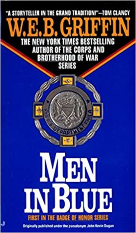 Book cover for "Men in Blue" by W.E.B. Griffin