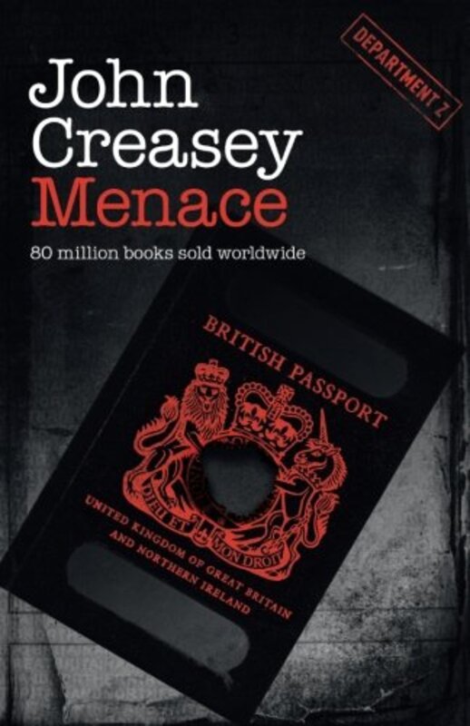 Book cover for "Menace!" by John Creasey