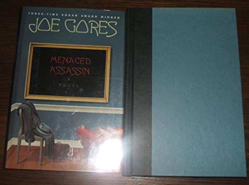 Book cover for "Menaced Assassin" by Joe Gores