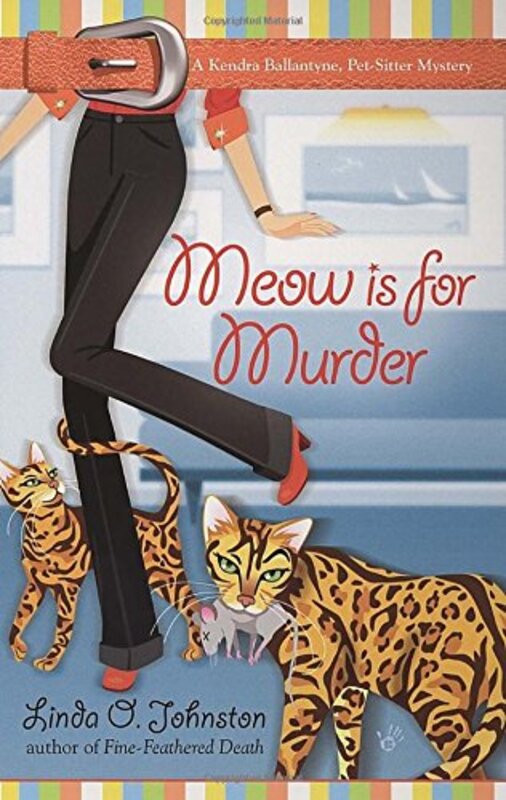 Book cover for "Meow is for Murder" by Linda O Johnston