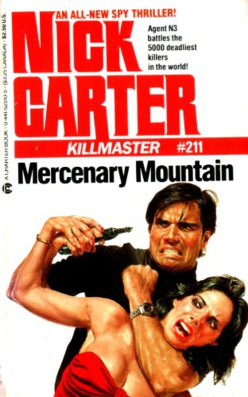 Book cover for "Mercenary Mountain" by Nick Carter