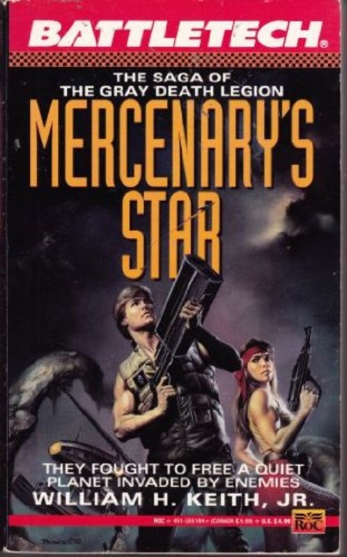 Book cover for "Mercenary's Star" by William H Keith
