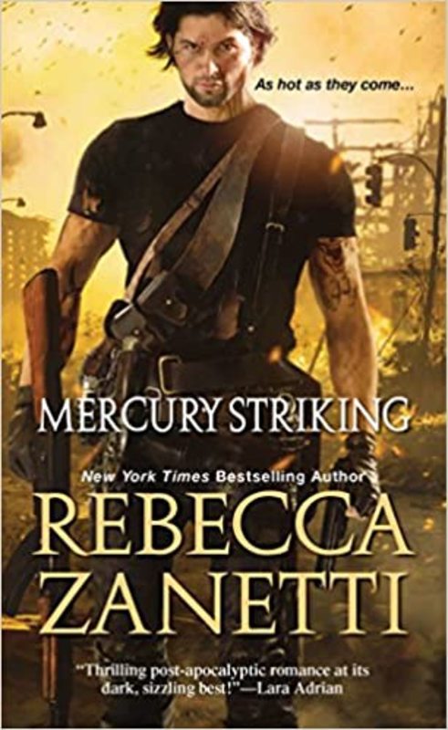 Book cover for "Mercury Striking" by Rebecca Zanetti