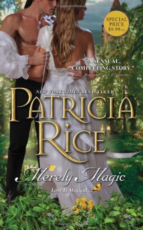 Book cover for "Merely Magic" by Patricia Rice