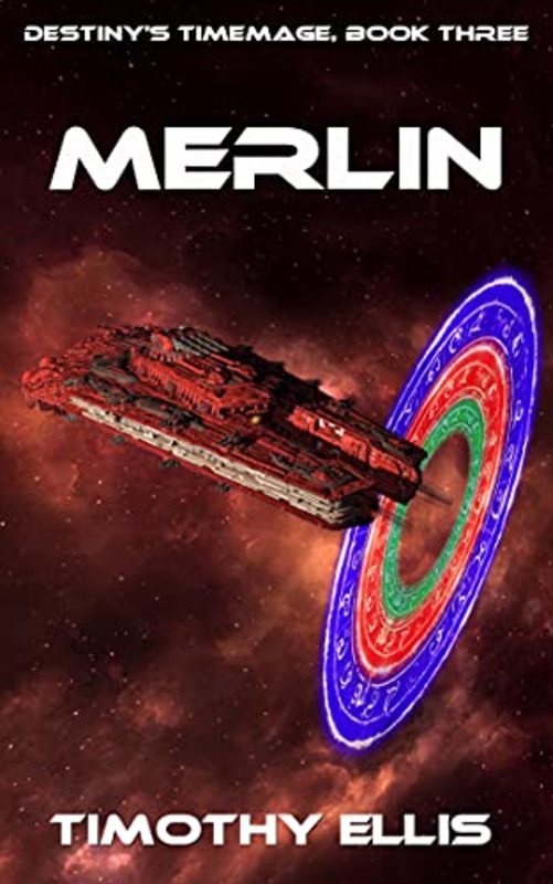 Book cover for "Merlin" by Timothy Ellis