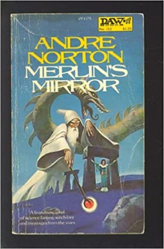 Book cover for "Merlin's Mirror" by Andre Norton
