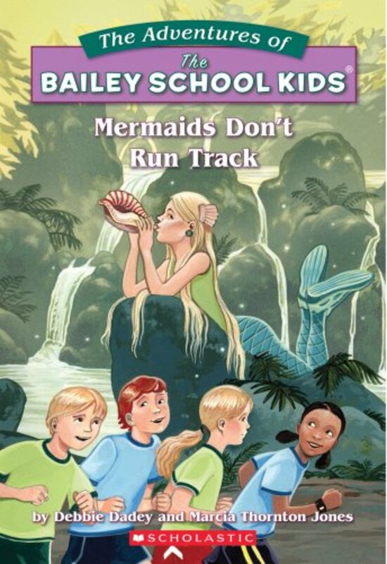 Book cover for "Mermaids Don't Run Track" by Marcia Thornton Jones