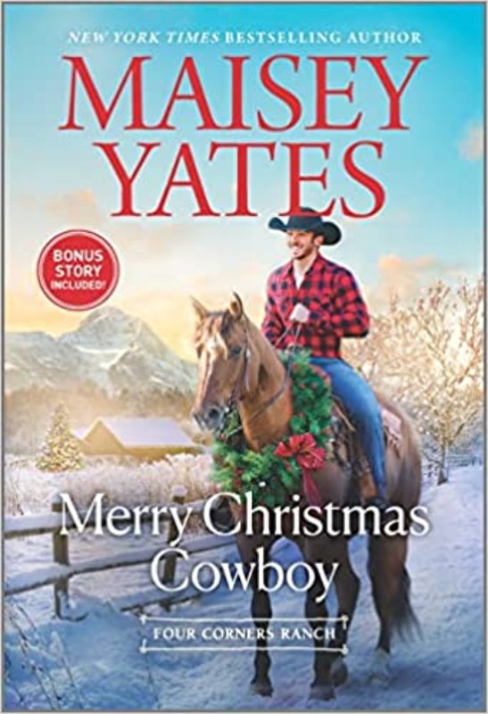 Book cover for "Merry Christmas Cowboy" by Maisey Yates