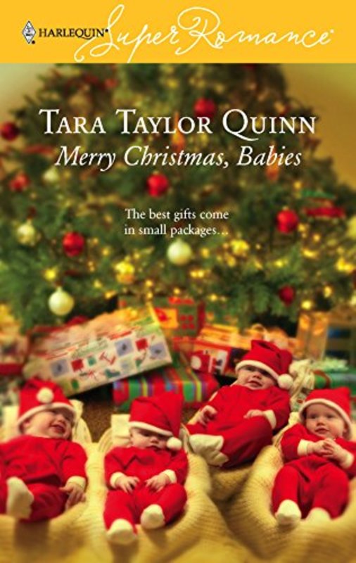 Book cover for "Merry Christmas, Babies" by Tara Taylor Quinn