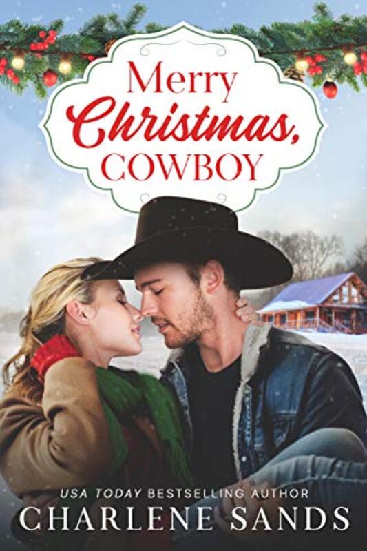Book cover for "Merry Christmas, Cowboy" by Charlene Sands