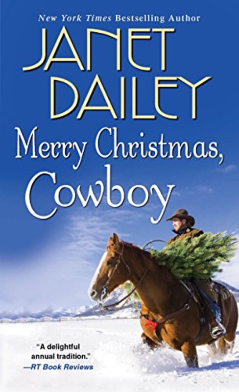 Book cover for "Merry Christmas, Cowboy" by Janet Dailey