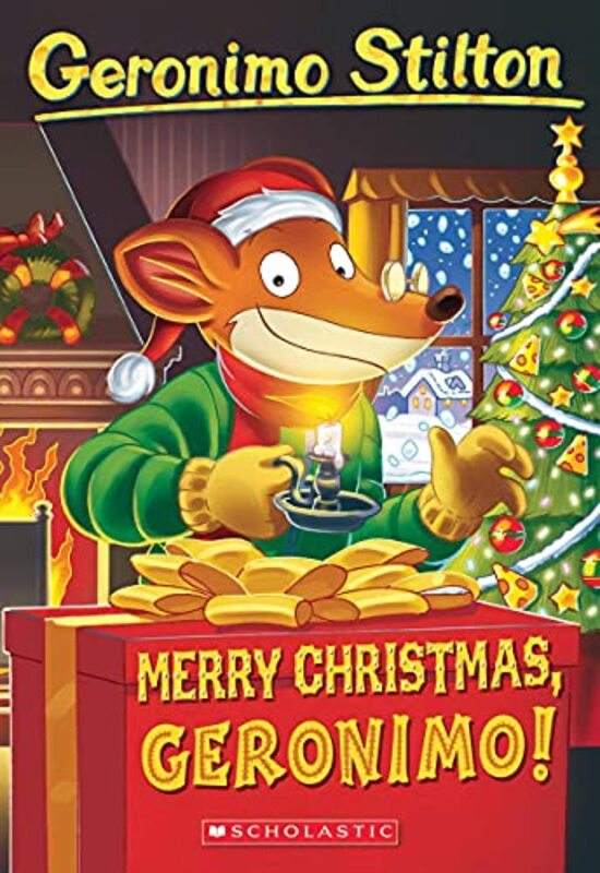 Book cover for "Merry Christmas, Geronimo!" by Elisabetta Dami