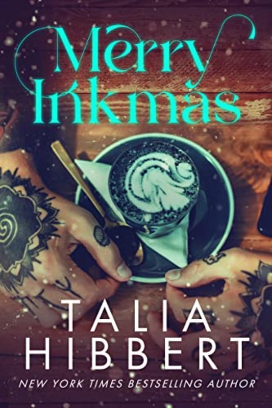 Book cover for "Merry Inkmas" by Talia Hibbert