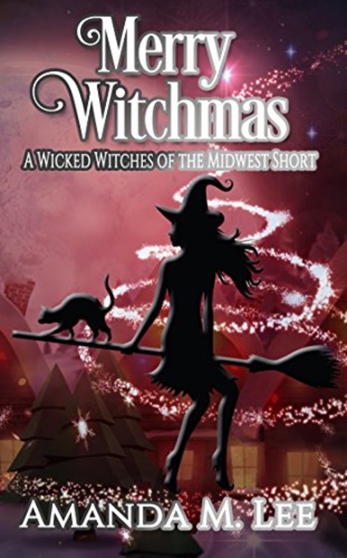 Book cover for "Merry Witchmas" by Amanda M. Lee