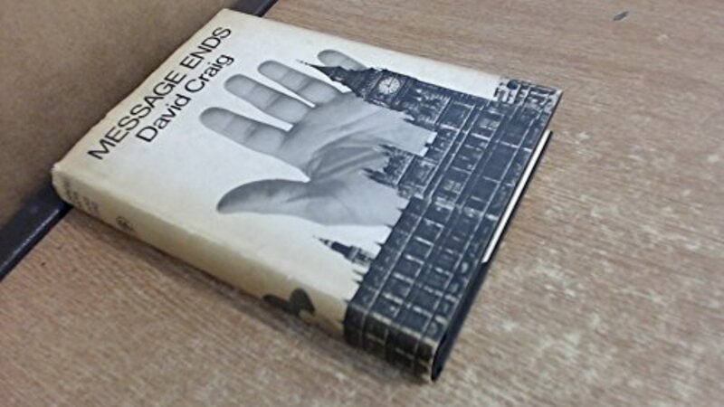Book cover for "Message Ends" by Bill James
