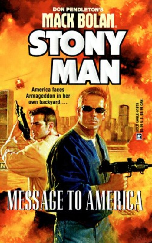 Book cover for "Message To America" by Don Pendleton