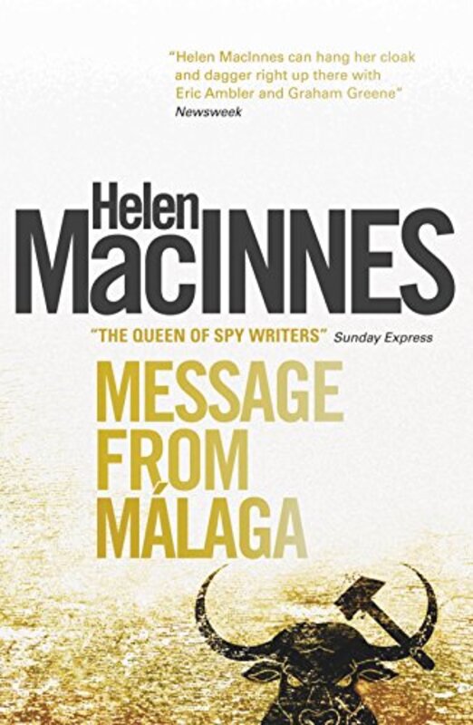 Book cover for "Message from Malaga" by Helen MacInnes