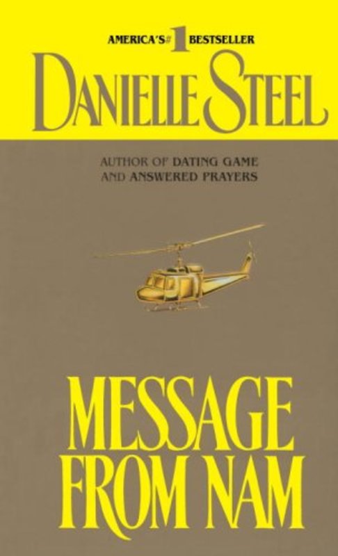 Book cover for "Message from Nam" by Danielle Steel