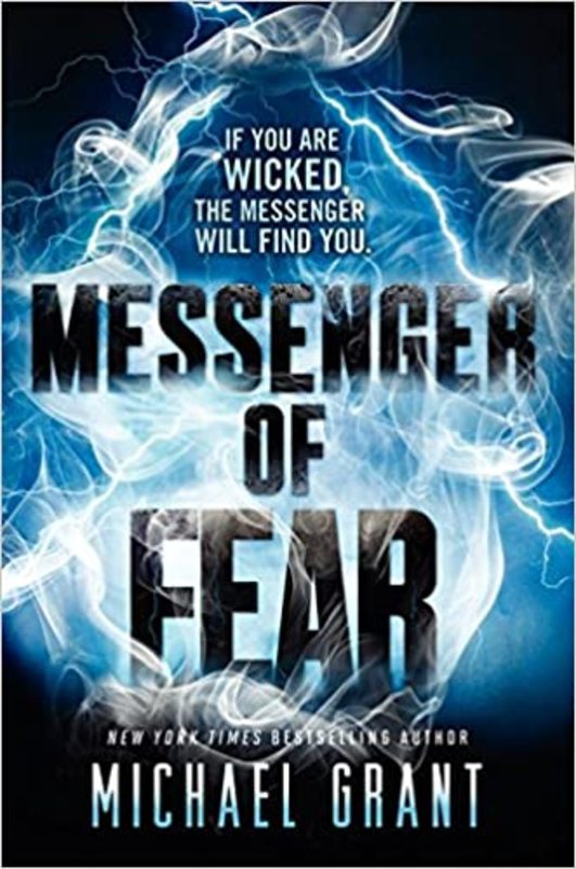 Book cover for "Messenger of Fear" by Michael Grant