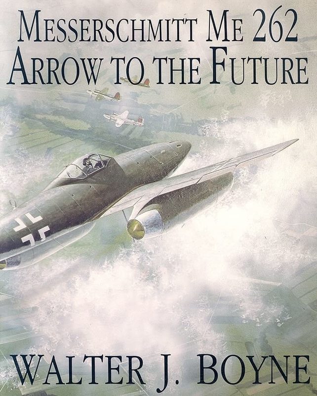Book cover for "Messerschmitt Me 262" by Walter J Boyne