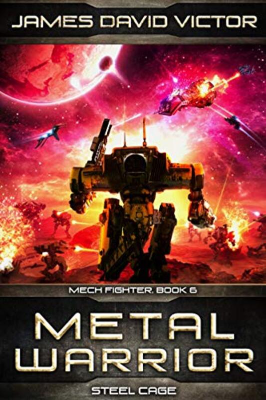 Book cover for "Metal Warrior: Steel Cage" by James David Victor