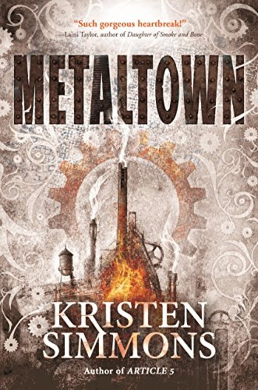 Book cover for "Metaltown" by Kristen Simmons