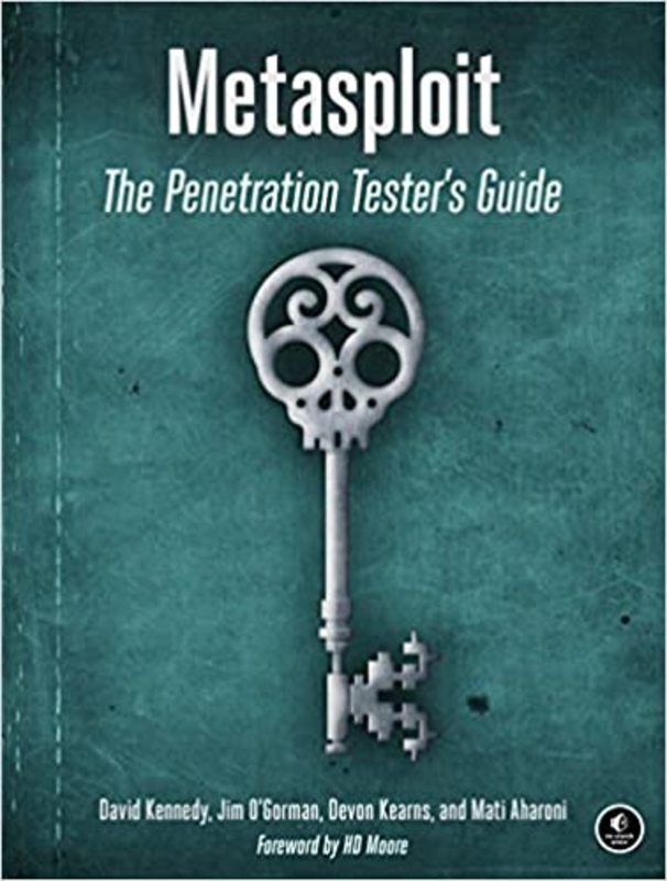 Book cover for "Metasploit" by David Kennedy