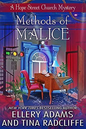 Book cover for "Methods of Malice" by Ellery Adams
