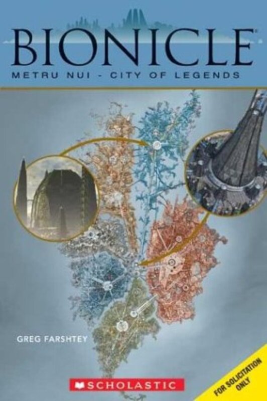 Book cover for "Metru Nui, City Of Legends" by Greg Farshtey