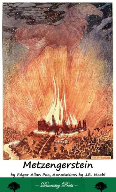 Book cover for "Metzengerstein" by Edgar Allan Poe