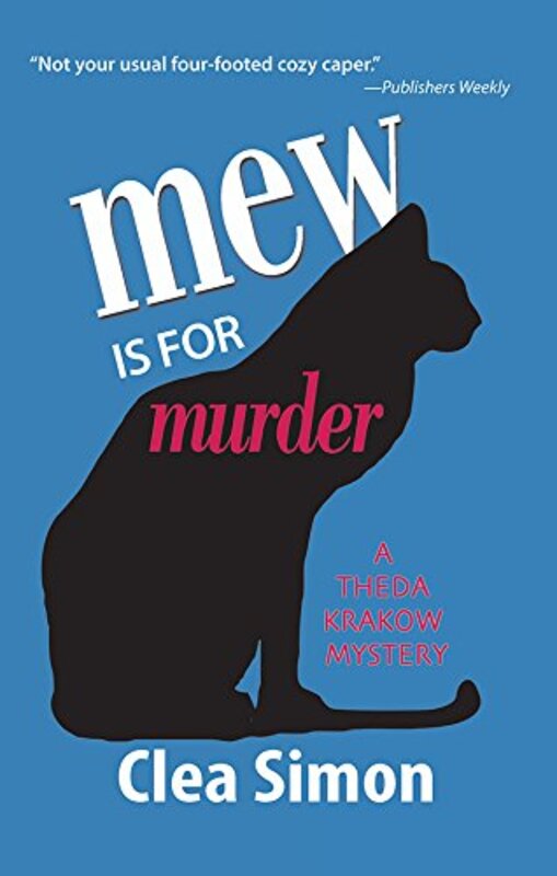 Book cover for "Mew Is for Murder" by Clea Simon