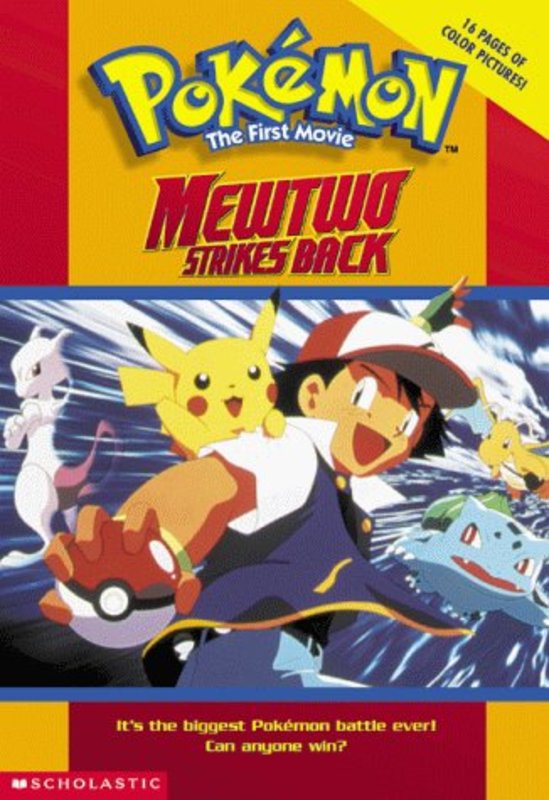 Book cover for "Mewtwo Strikes Back" by Tracey West