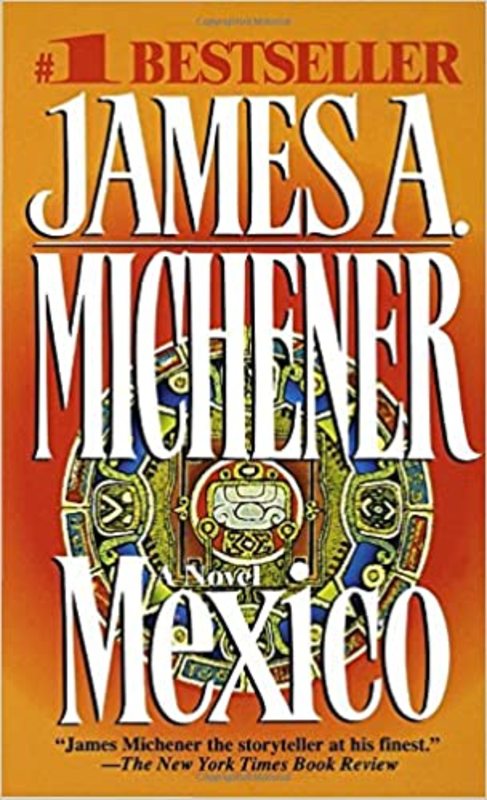 Book cover for "Mexico" by James A. Michener