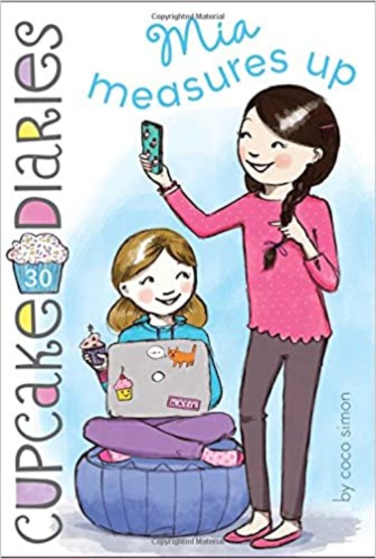 Book cover for "Mia Measures Up" by Coco Simon