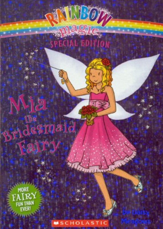 Book cover for "Mia the Bridesmaid Fairy" by Daisy Meadows