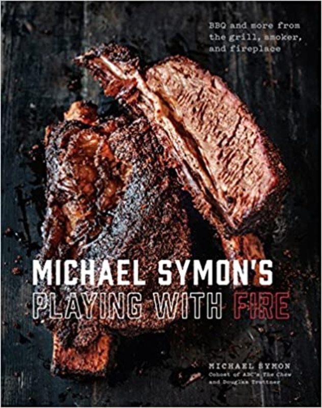 Book cover for "Michael Symon's Playing with Fire" by Michael Symon