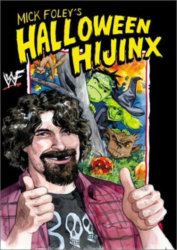 Book cover for "Mick Foley's Halloween Hijinx" by Mick Foley
