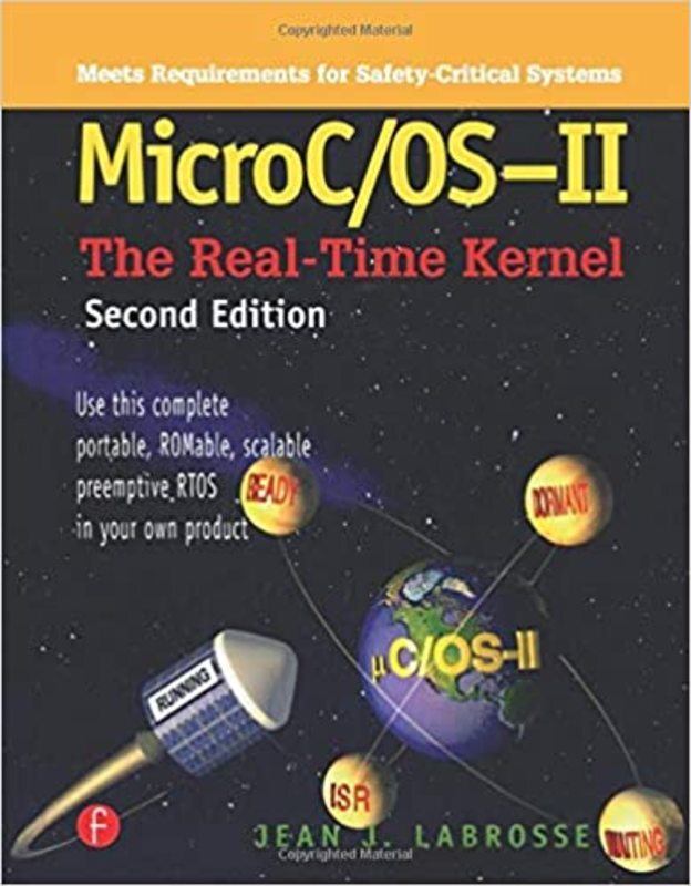 Book cover for "MicroC OS II" by Jean J. Labrosse