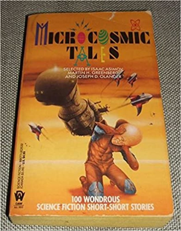 Book cover for "Microcosmic Tales" by Isaac Asimov