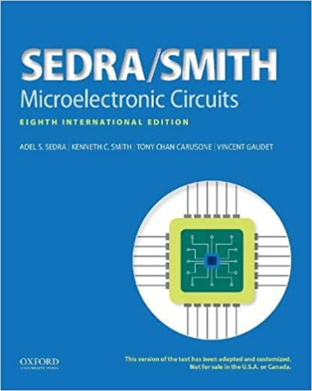 Book cover for "Microelectronic Circuits" by Adel S. Sedra