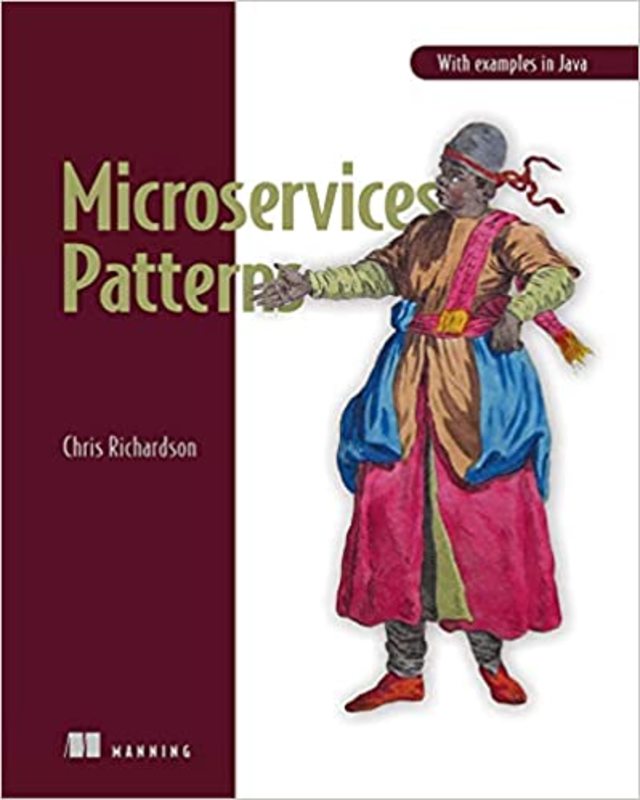 Book cover for "Microservices Patterns" by Chris Richardson