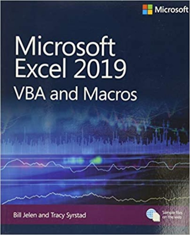 Book cover for "Microsoft Excel 2019 VBA and Macros" by Bill Jelen