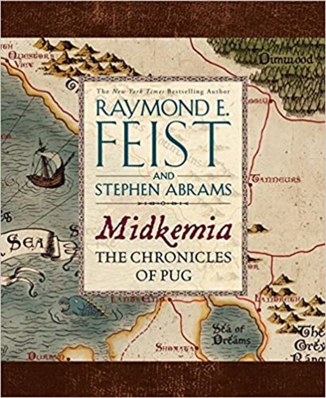 Book cover for "Midkemia: The Chronicles of Pug" by Raymond E. Feist