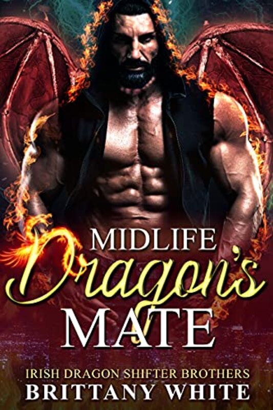 Book cover for "Midlife Dragon's Mate" by Brittany White