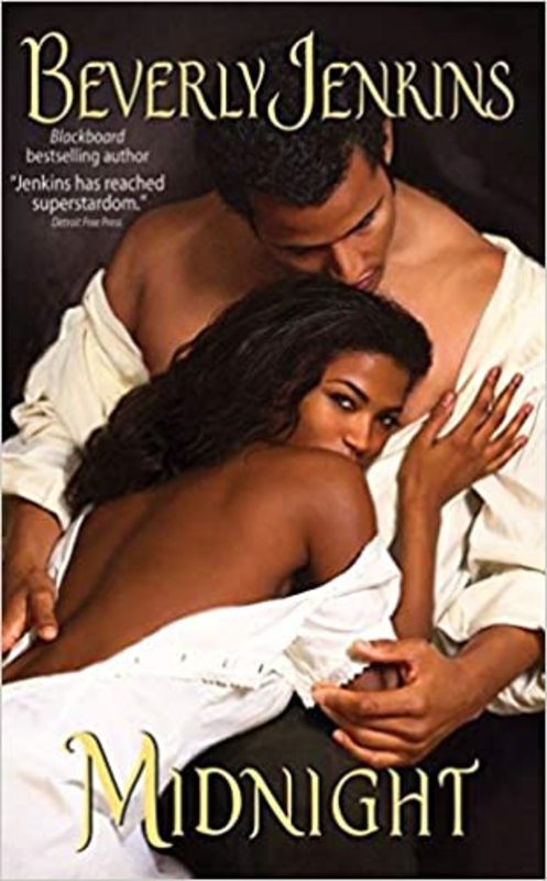 Book cover for "Midnight" by Beverly Jenkins
