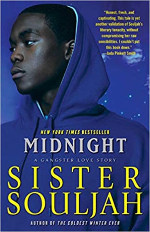 Book cover for "Midnight" by Sister Souljah