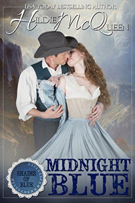 Book cover for "Midnight Blue" by Hildie McQueen