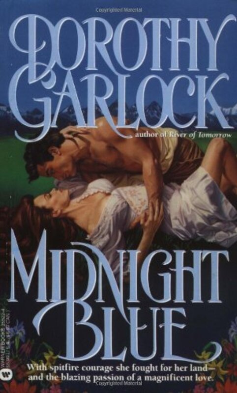 Book cover for "Midnight Blue" by Dorothy Garlock